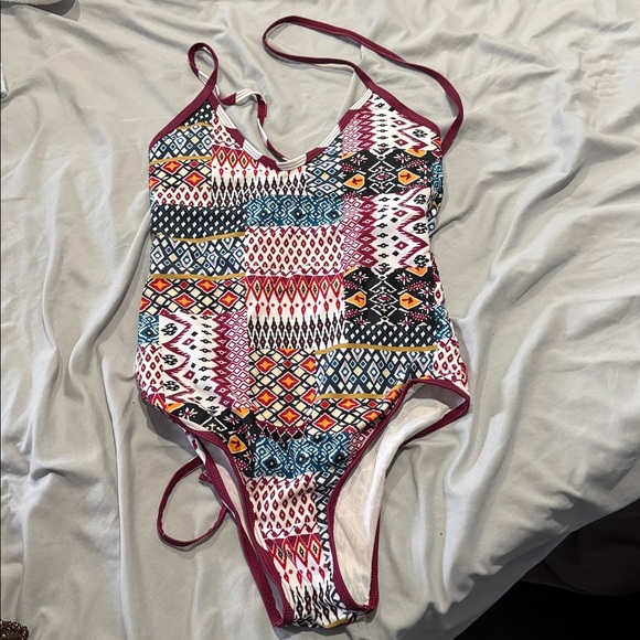 Colorful One-Piece Swimsuit - Picture 1 of 2